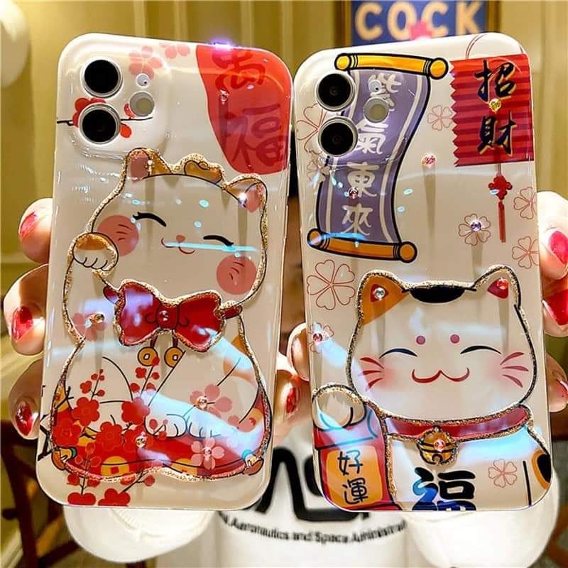 ốp điện thoại mèo thần tài